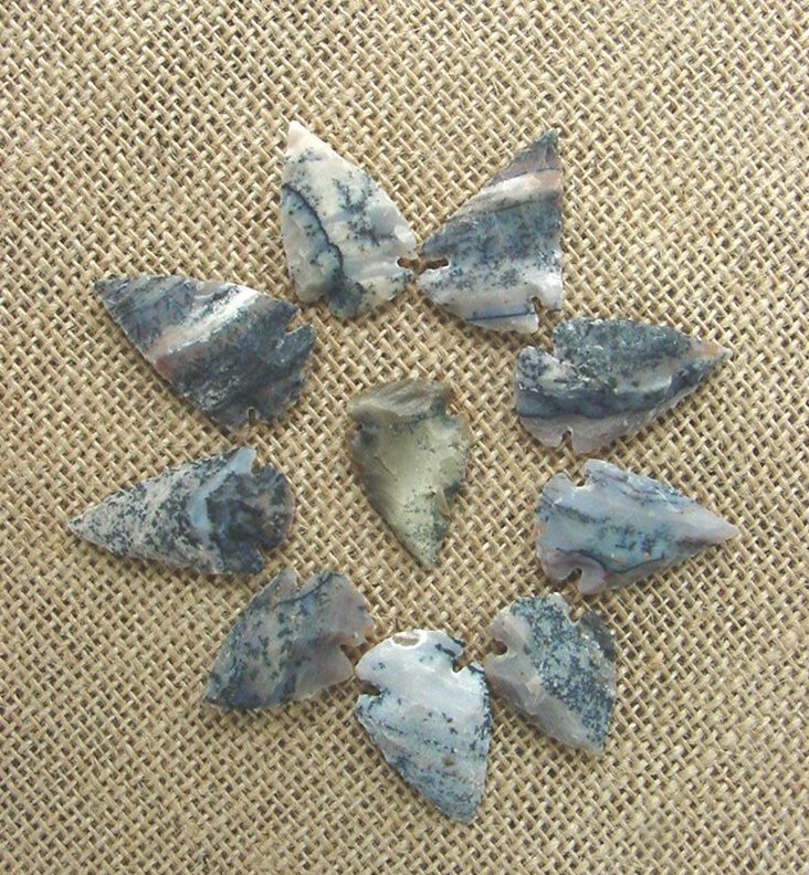 10 arrowheads reproduction specialty beautiful arrowheads ks176