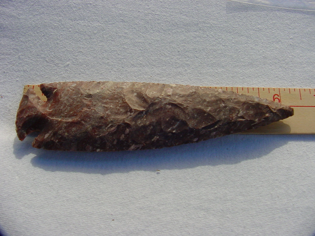 Reproduction arrowheads 6 1/4 inch jasper sp160