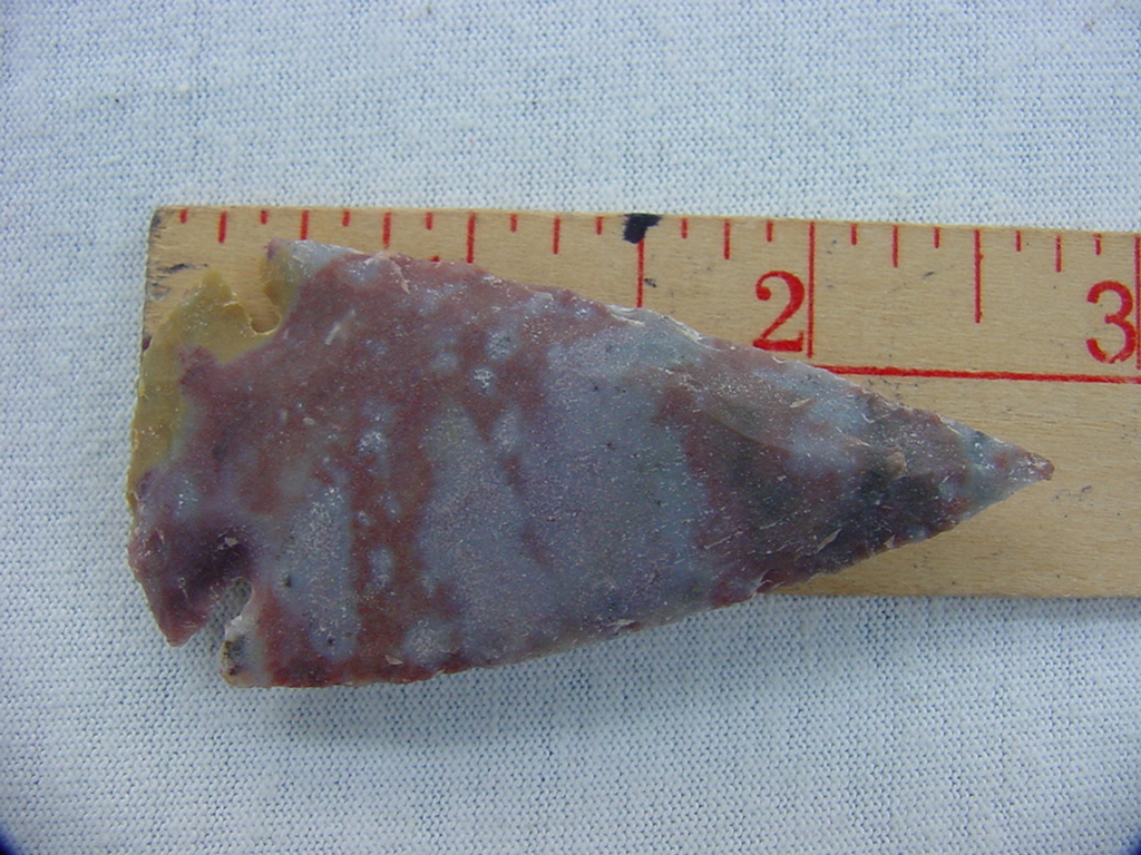 Reproduction arrowhead spear point 2 3/4 inch jasper x755