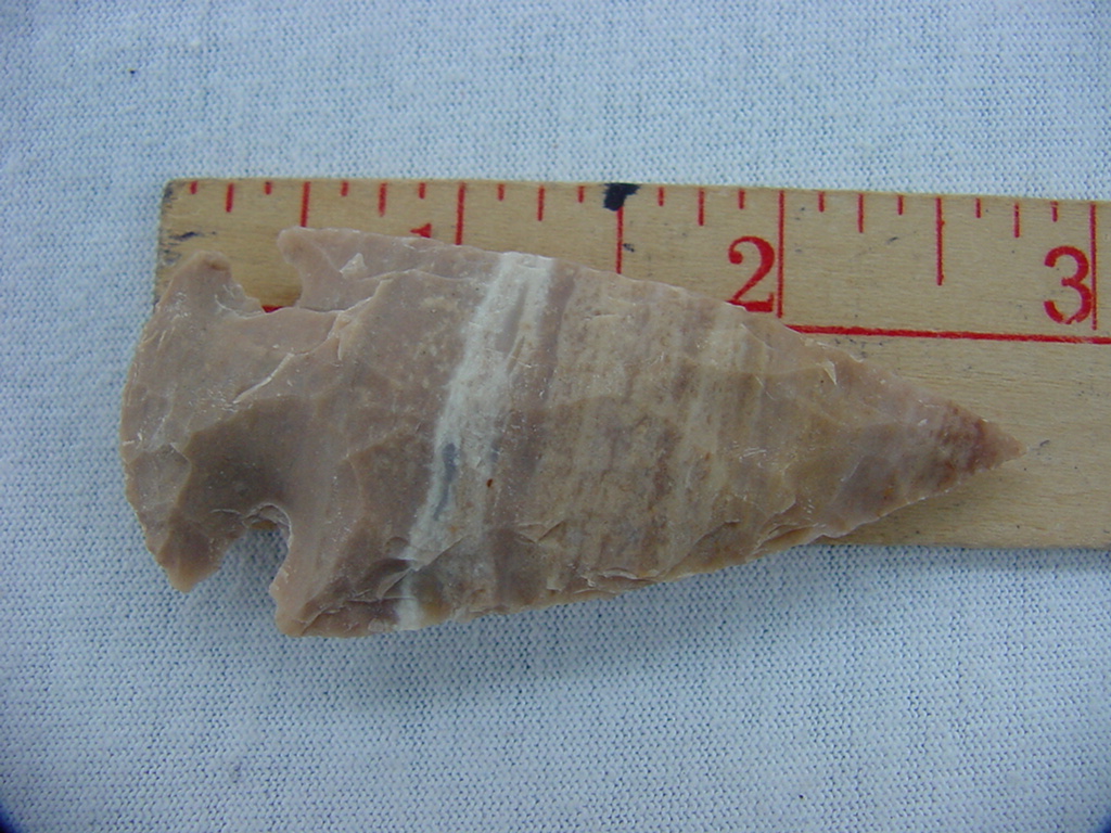 Reproduction arrowhead spear point 2 3/4 inch jasper x782