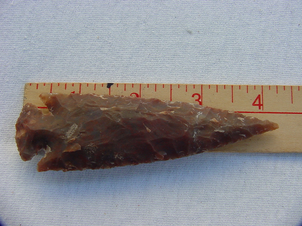 Spearhead arrowheads reproduction 4 1/4 inch jasper x163