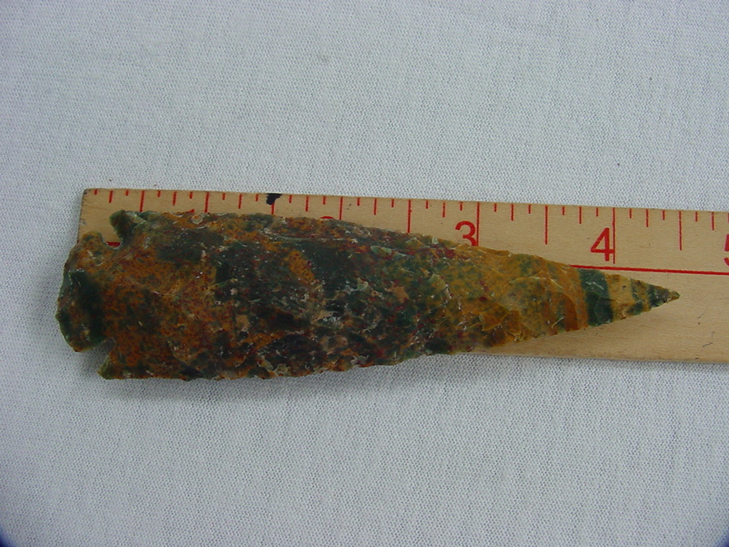 Reproduction arrowheads 4 1/2 inch jasper x481