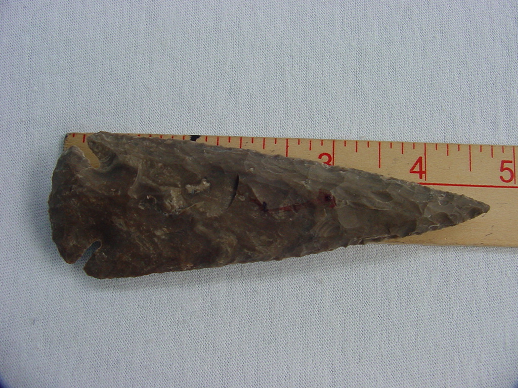 Reproduction arrowheads 4 1/2 inch jasper x711