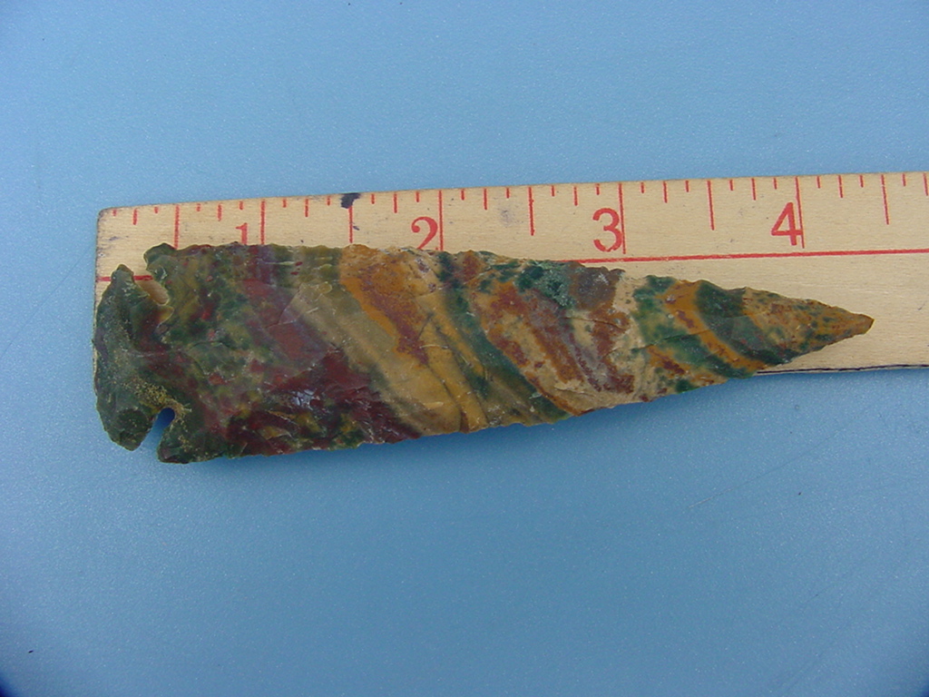 Reproduction arrowhead cross 4 1/4 inch jasper z250