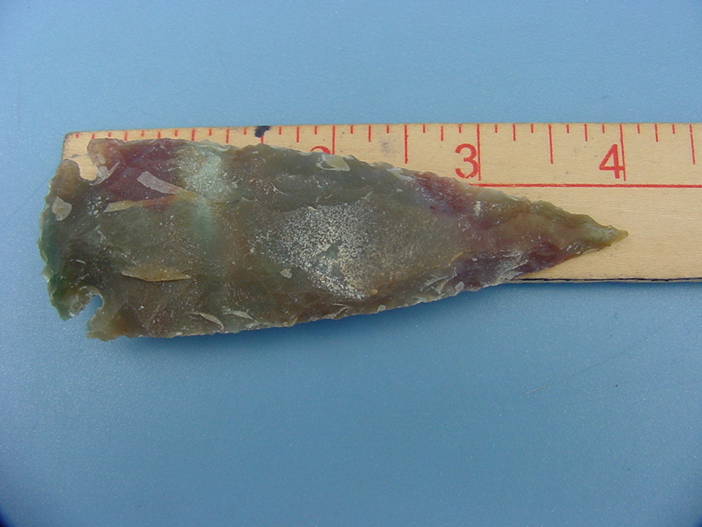 Reproduction arrowhead 4 inch jasper z256