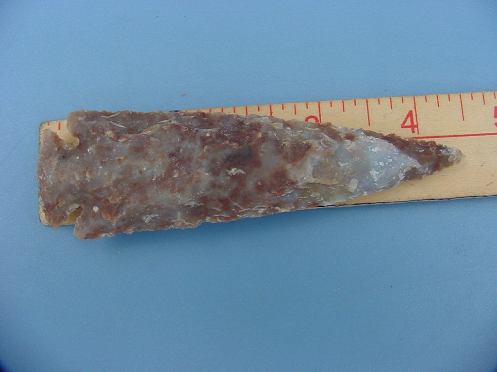 Reproduction arrowhead 4 1/2 inch jasper z333