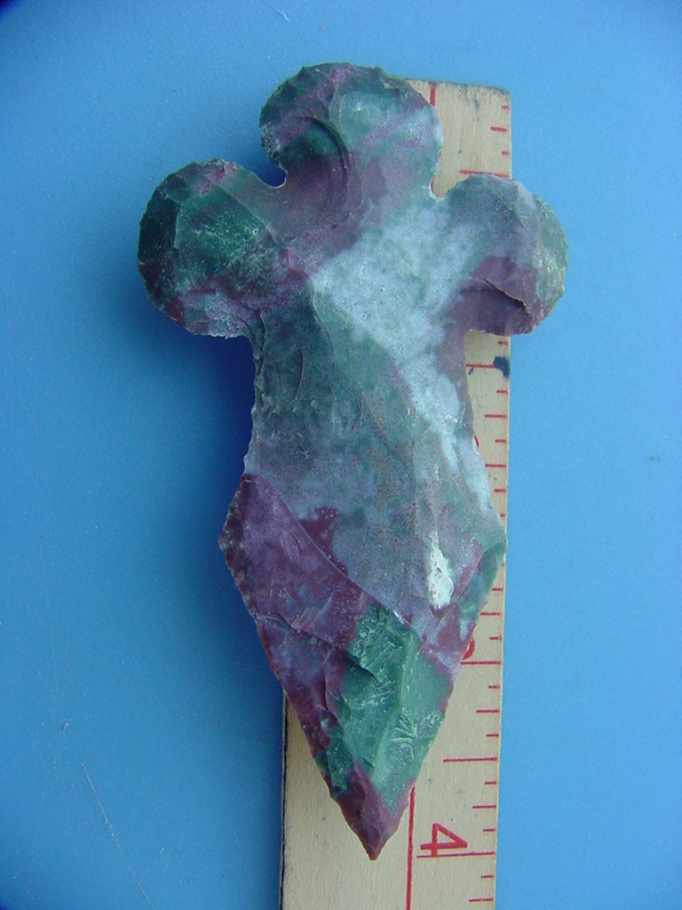 Reproduction arrowhead cross 4 inch jasper cr13