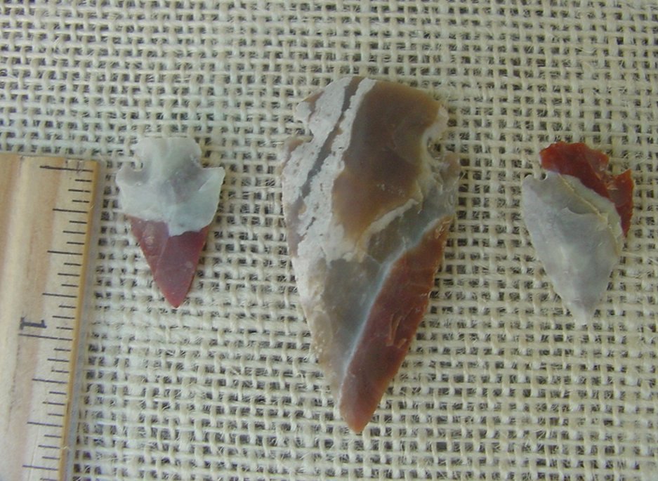 3 matching arrowheads for earrings & pendant set replica sa890