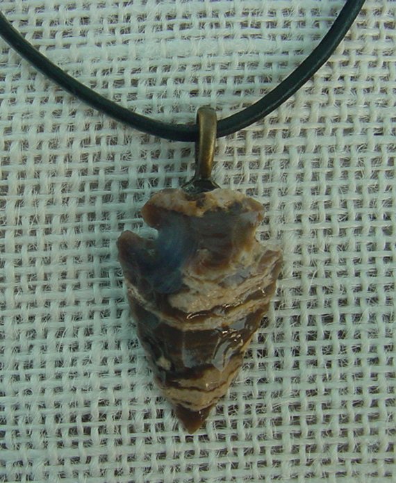 1.32" arrowhead necklace replica arrow head point necklace na127