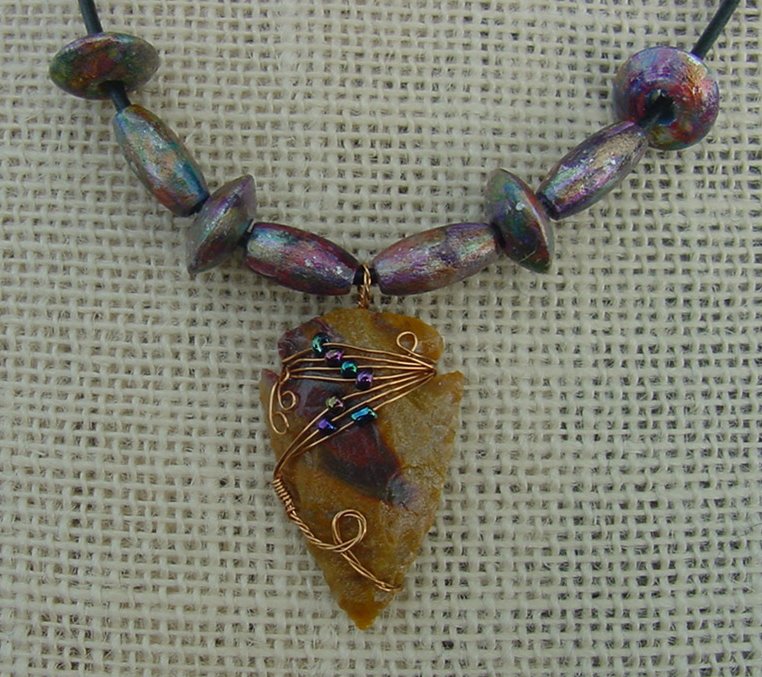 1.51" arrowhead necklace replica arrow head point necklace eah28
