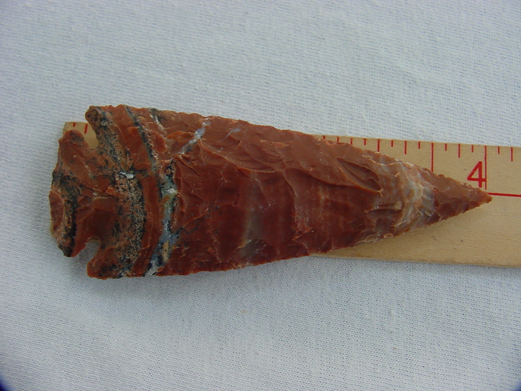 Reproduction spear head spearhead point arrowhead 4 inch cy84