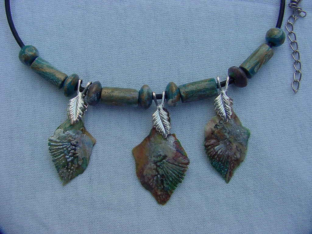 Gar Fish Scale Necklaces