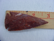 Reproduction arrowhead arrow point 2 3/4  inch jasper x995