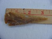 Reproduction spearhead point spear head 3 1/4  inch jasper z15