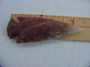 Reproduction arrowhead 3 1/2  inch jasper spearhead z4