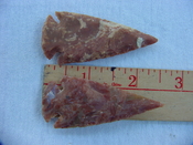 Reproduction arrow head 2 1/2  inch jasper arrowhead z9