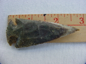 Reproduction arrowhead spear point 2 3/4  inch jasper x879