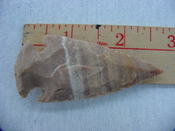 Reproduction arrowhead spear point 2 3/4  inch jasper x782