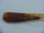 Reproduction spearhead stone spear heads 6 inch jasper x8