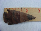Reproduction arrow head 2 1/2  inch jasper arrowhead x795