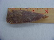 Reproduction arrowhead 3  inch jasper x853