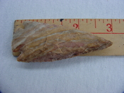Reproduction arrowhead 3  inch jasper x842