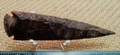 Reproduction spearhead 5-3/4 inch replica stone jasper ya411