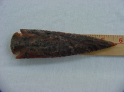 Reproduction arrowheads 5 3/4 inch jasper x19