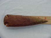 Reproduction arrowheads 6 1/4 inch jasper x31