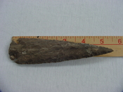 5 1/2 inch spearhead hand knapped reproduction jasper x535