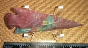 4 inch spearhead reproduction stone point arrowhead ya338