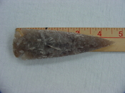 4 1/2 inch spearhead reproduction stone point arrowhead x731