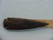 6.50" stone spearhead replica brown stone spear head point x40