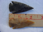 2 reproduction arrowheads 2 1/4 inch jasper arrow heads z156