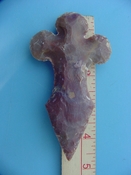 Reproduction arrowhead cross 4 1/2 inch jasper cr39