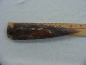 6.75 spearhead reproduction stone spear point agate  jasper x49