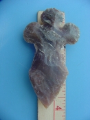 Reproduction arrowhead cross 3 3/4 inch jasper cr61