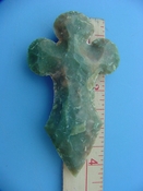 Reproduction arrowhead cross 4 1/4 inch jasper cr26