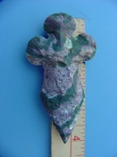 Reproduction arrowhead cross 4 inch jasper cr32
