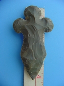 Reproduction arrowhead cross 4 inch jasper cr49