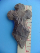 Reproduction arrowhead cross 3 3/4 inch jasper cr69
