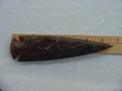 6.50" stone spearhead replica brown stone spear head point x46