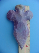 Reproduction arrowhead cross 4 1/4  inch jasper cr4