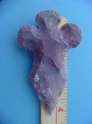 Reproduction arrowhead cross 4 1/4  inch jasper cr4