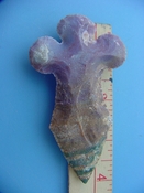 Reproduction arrowhead cross 4 1/4  inch jasper cr16