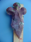 Reproduction arrowhead cross 4 inch jasper cr9