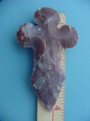 Reproduction arrowhead cross 4 inch jasper cr6