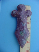 Reproduction arrowhead cross 4 1/2 inch jasper cr24