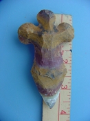 Reproduction arrowhead cross 3 3/4  inch jasper cr56