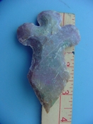 Reproduction arrowhead cross 3 3/4  inch jasper cr62